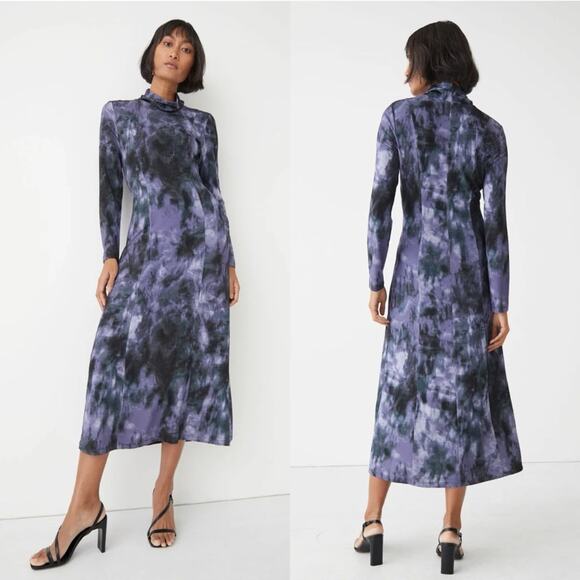 & OTHER STORIES Tie-Dye Midi Dress - Picture 1 of 9